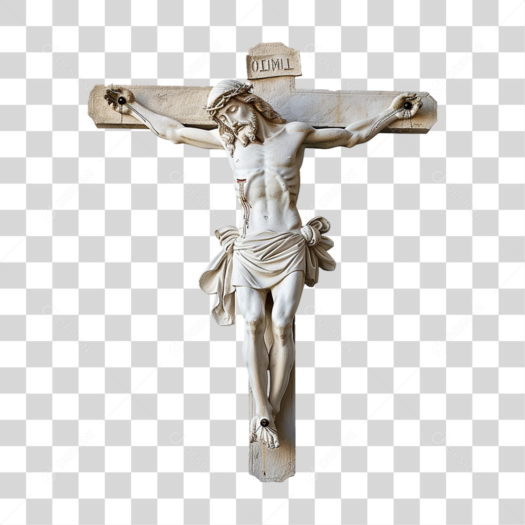Imagem Desenho Estátua Semelhante a Jesus Cristo PNG Transparente