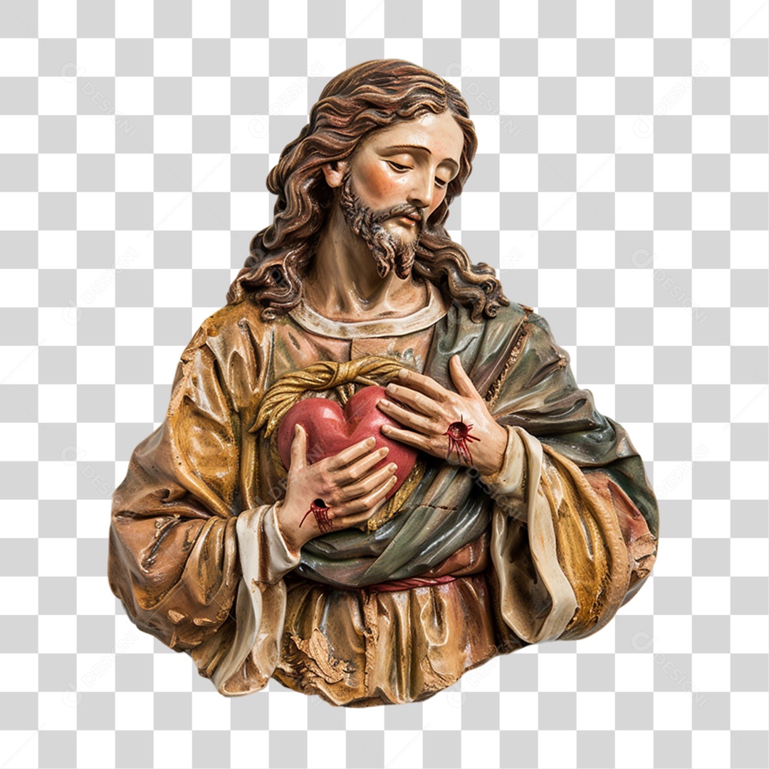 Imagem Desenho Semelhante a Jesus Cristo PNG Transparente