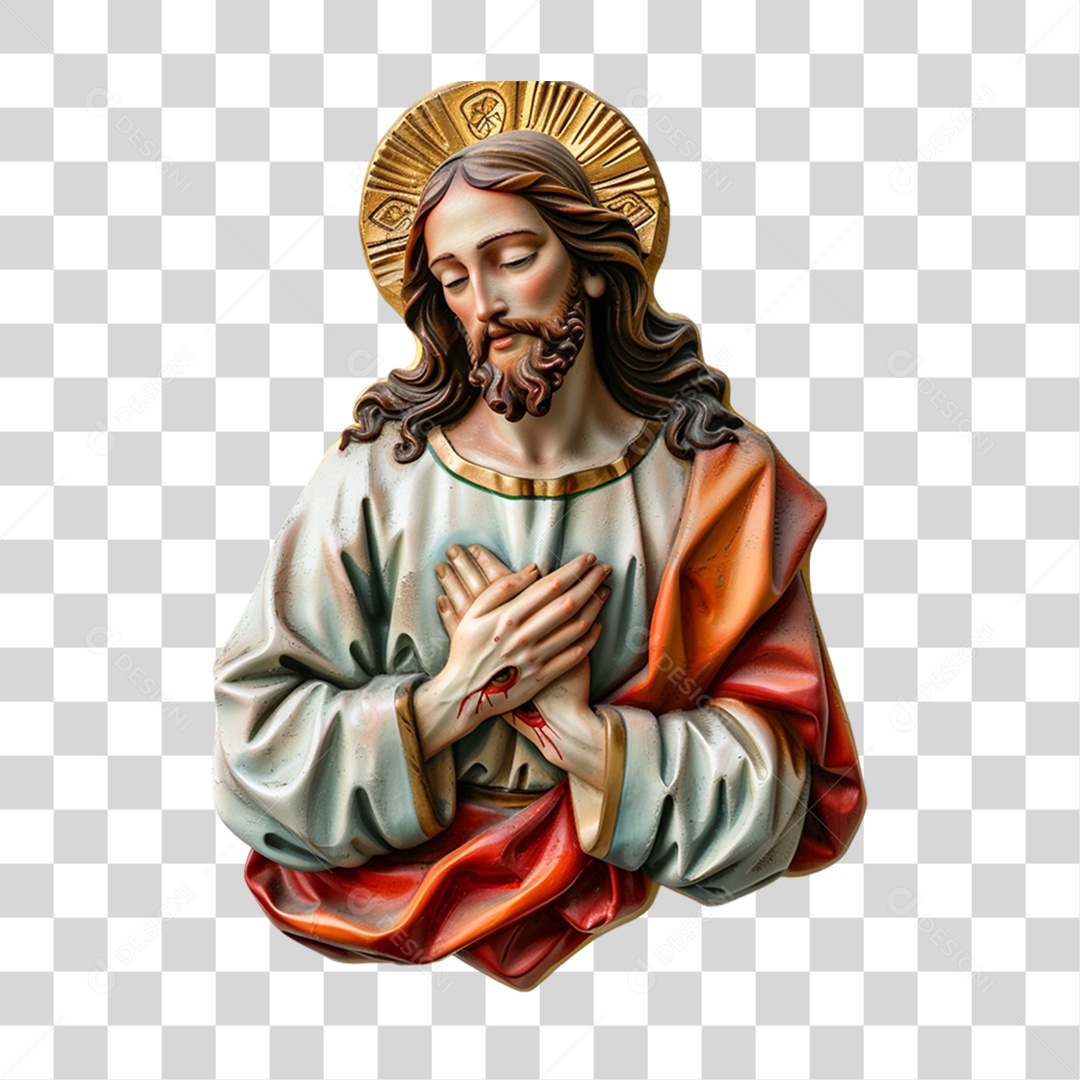 Imagem Desenho Semelhante a Jesus Cristo PNG Transparente