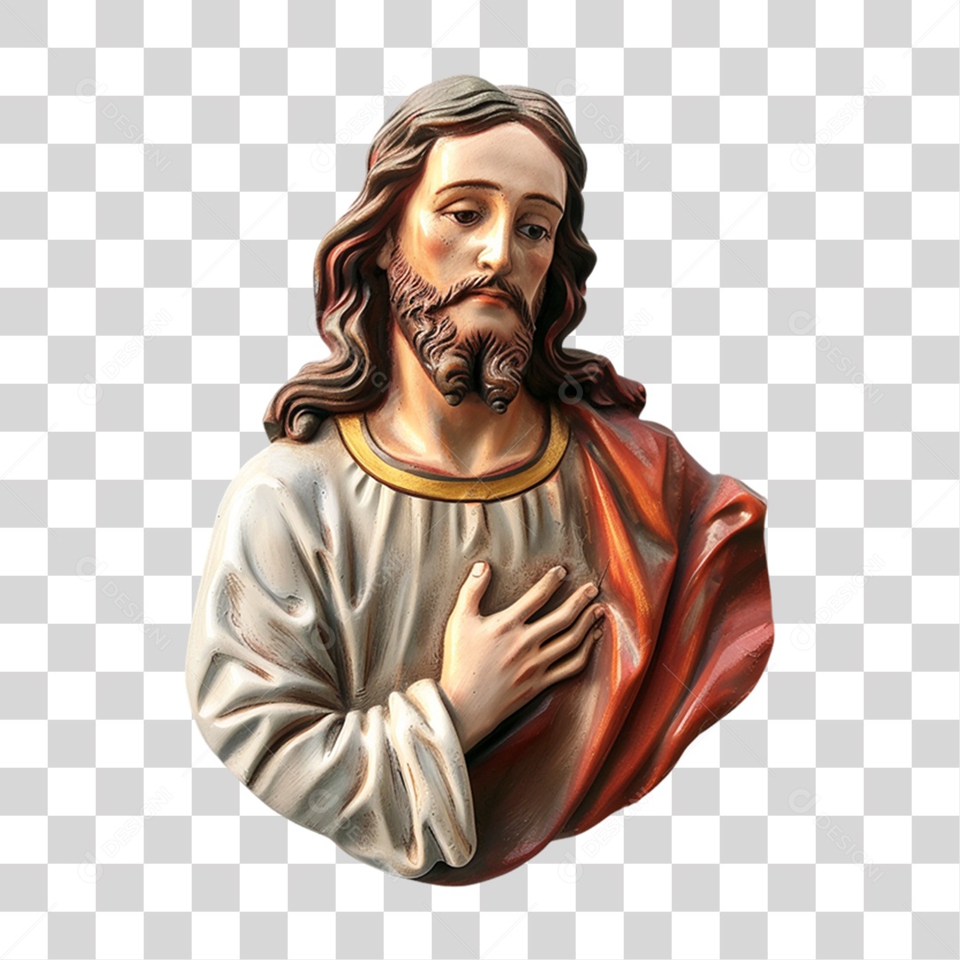 Imagem Desenho Semelhante a Jesus Cristo PNG Transparente