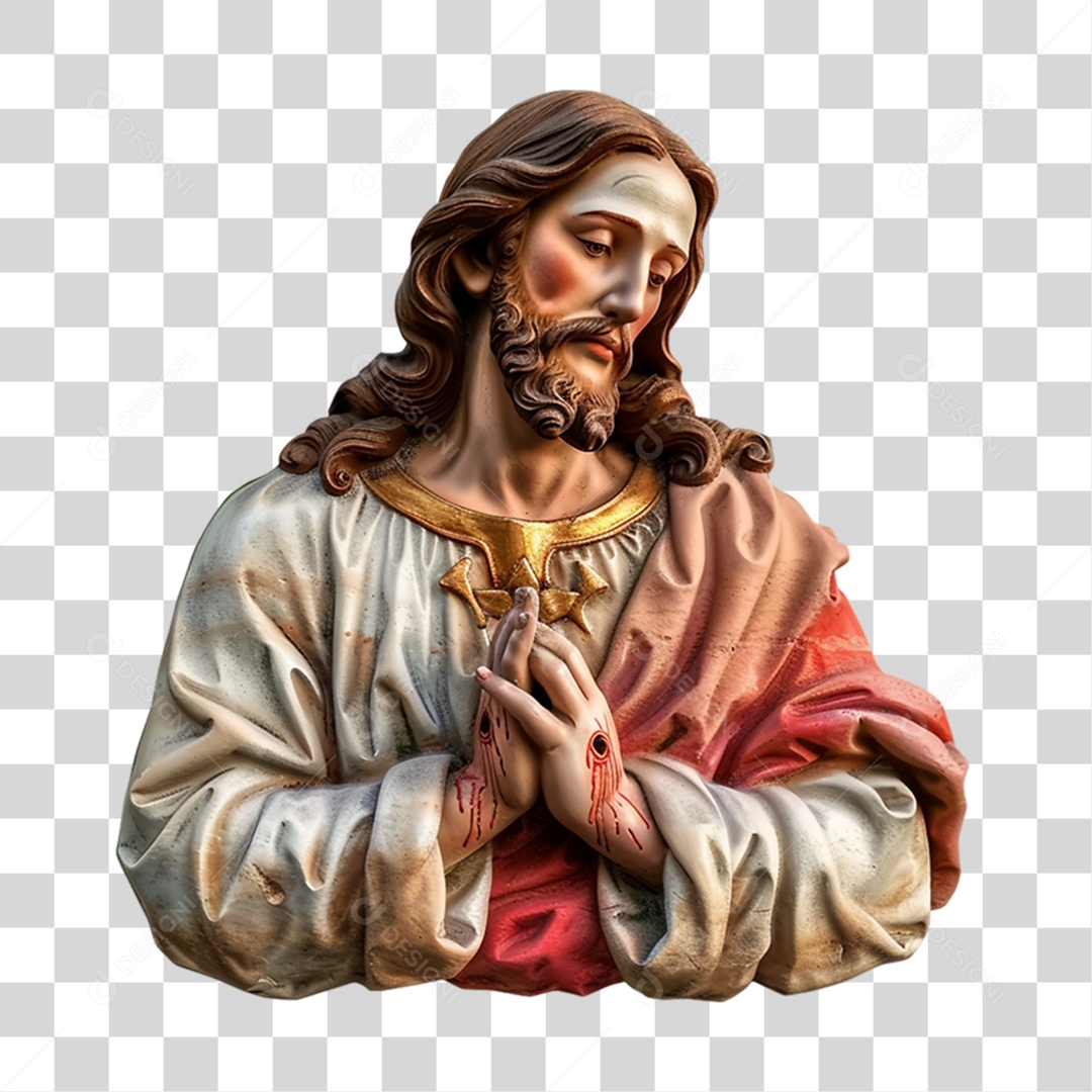 Imagem Desenho Semelhante a Jesus Cristo PNG Transparente