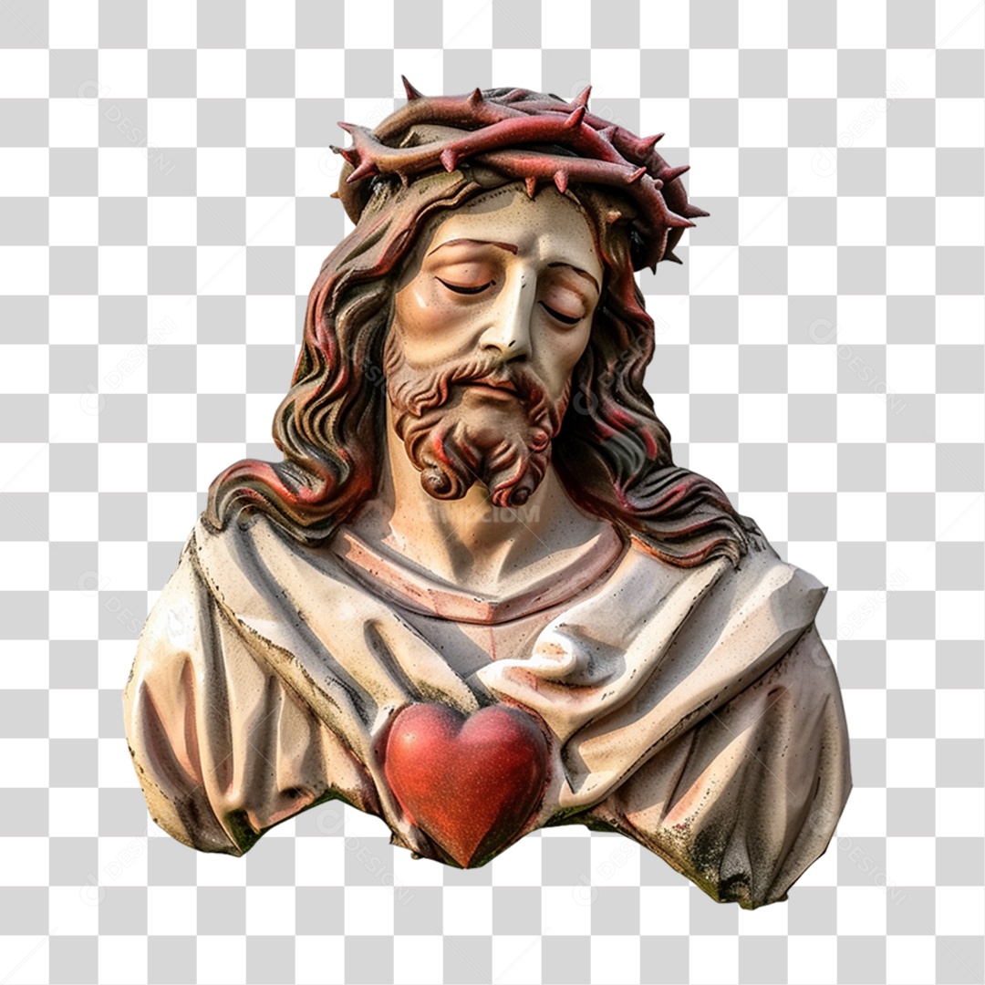 Imagem Desenho Semelhante a Jesus Cristo PNG Transparente