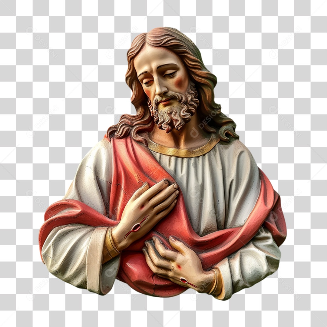 Imagem Desenho Semelhante a Jesus Cristo PNG Transparente