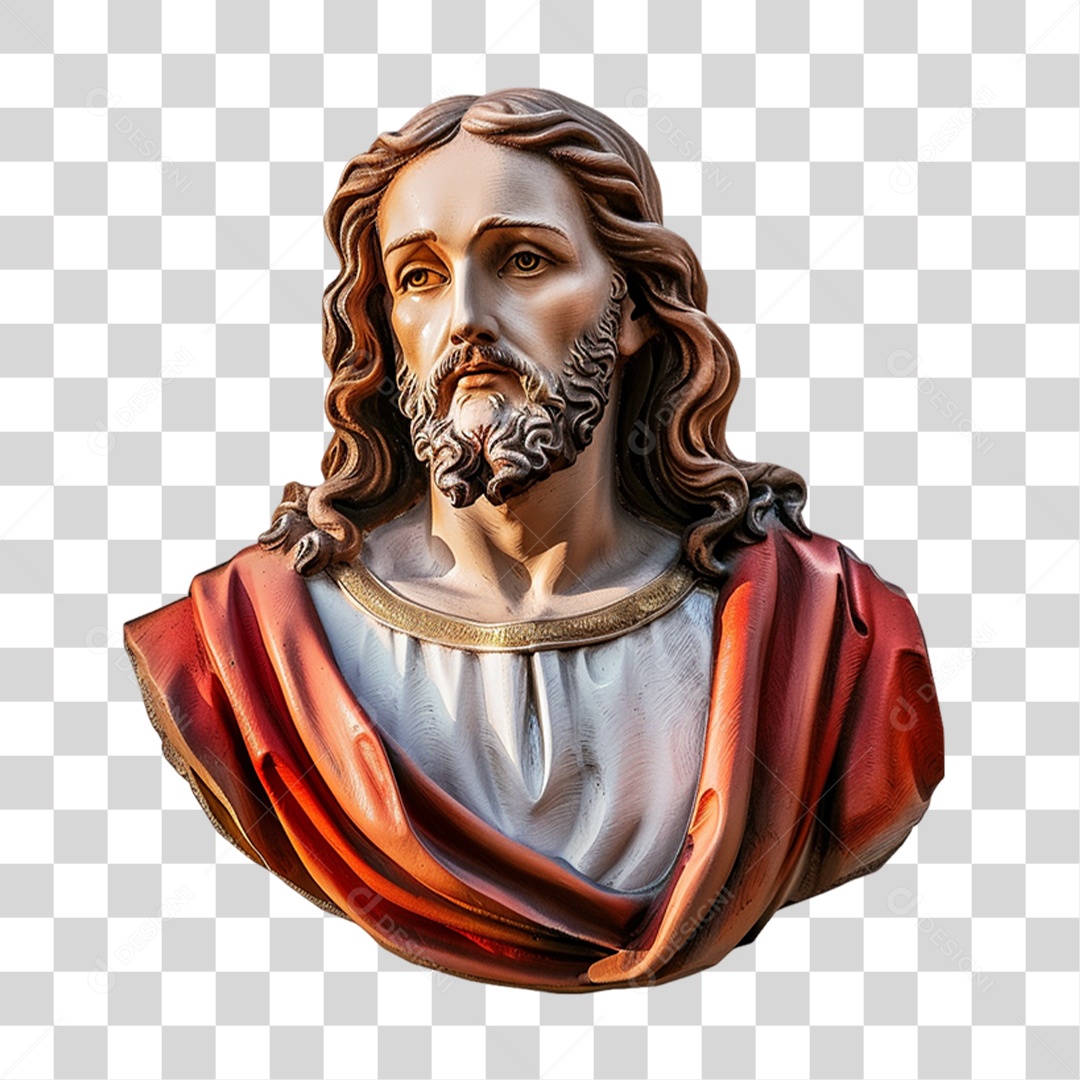 Imagem Desenho Semelhante a Jesus Cristo PNG Transparente