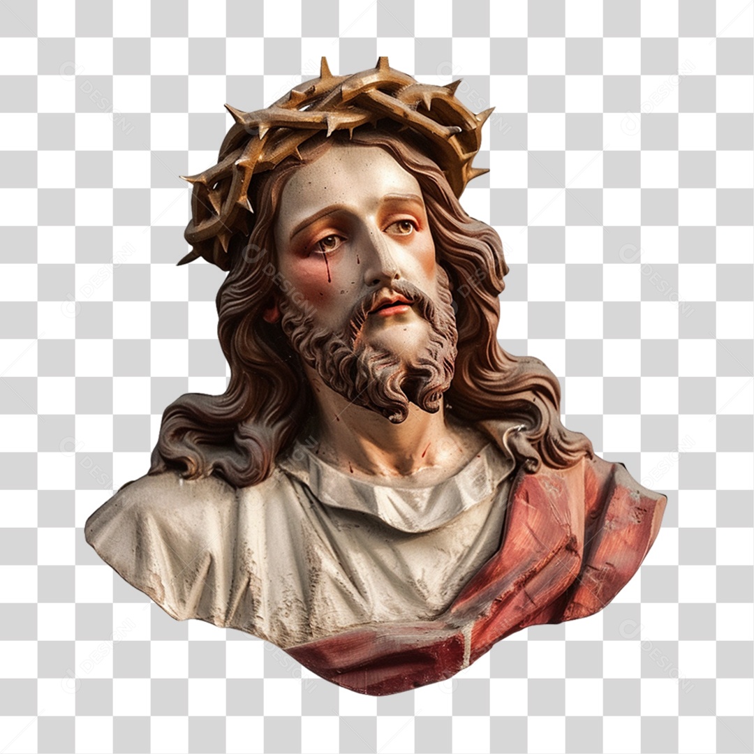 Imagem Desenho Semelhante a Jesus Cristo PNG Transparente