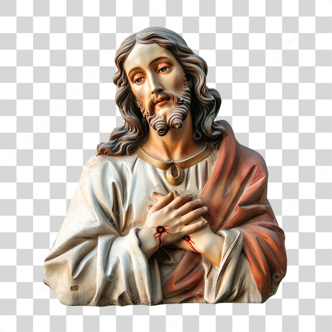 Imagem Desenho Semelhante a Jesus Cristo PNG Transparente