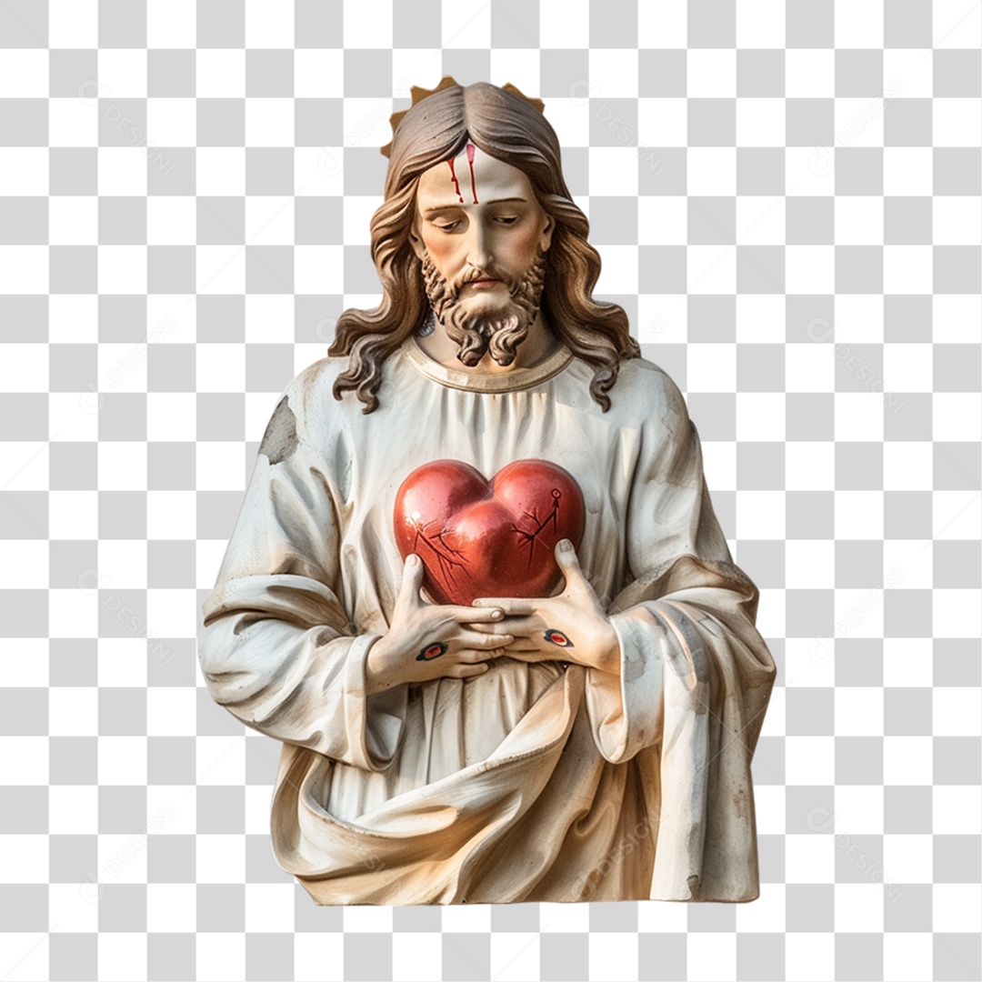 Imagem Desenho Semelhante a Jesus Cristo PNG Transparente