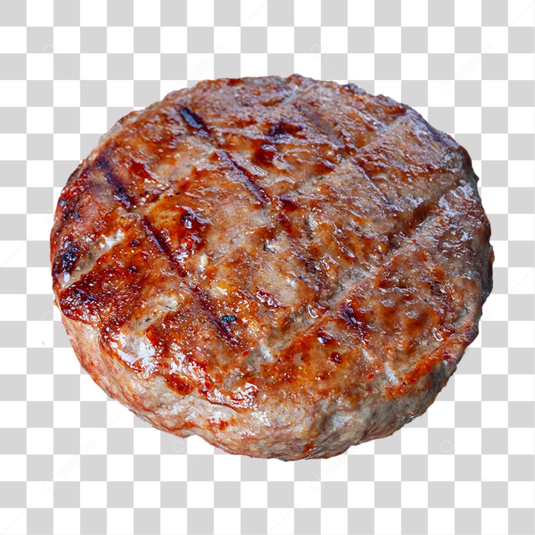Carne de Hambúrguer PNG Transparente