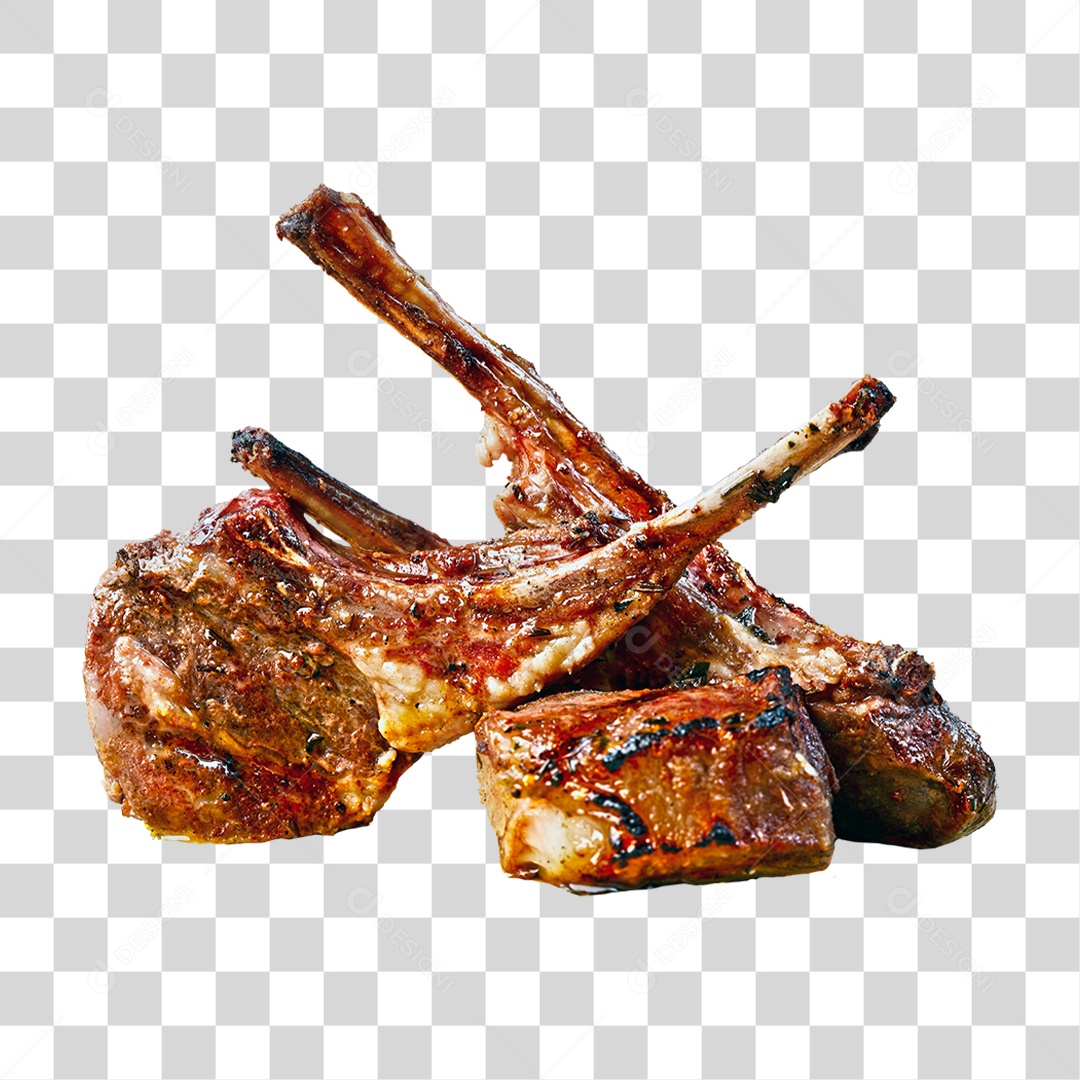 Costela Assada PNG Transparente