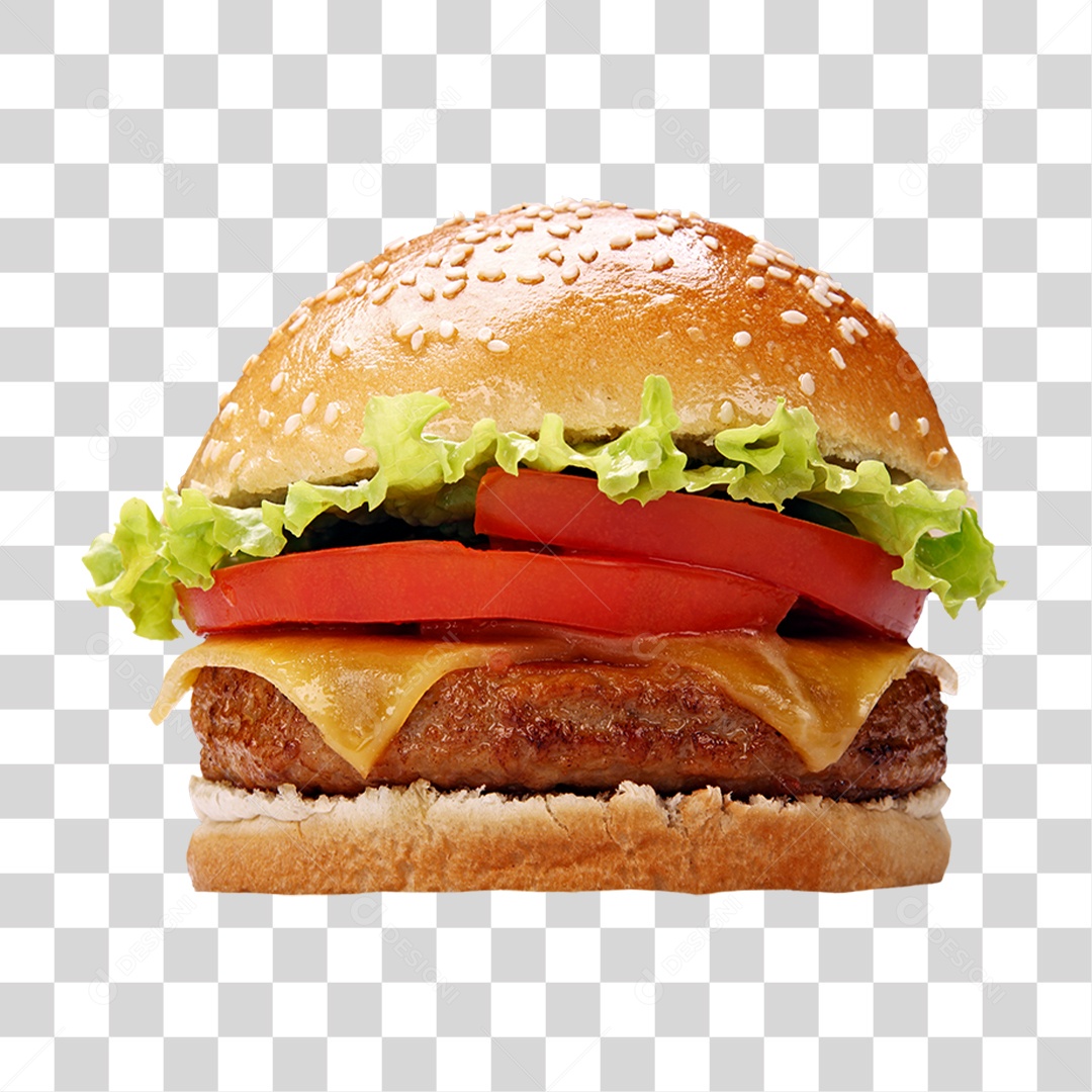 Hambúrguer PNG Transparente