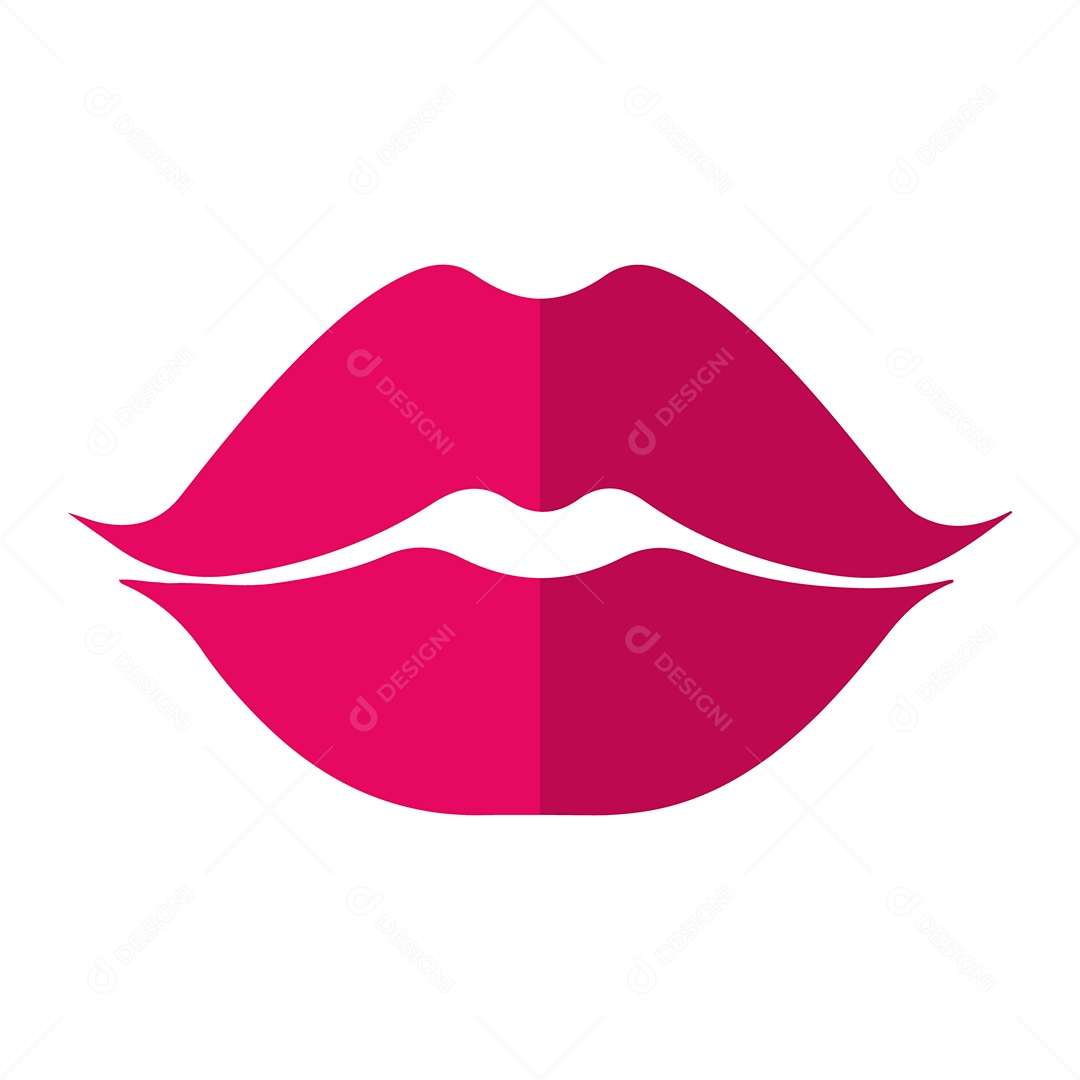 Lábios Ilustração Vetor EPS