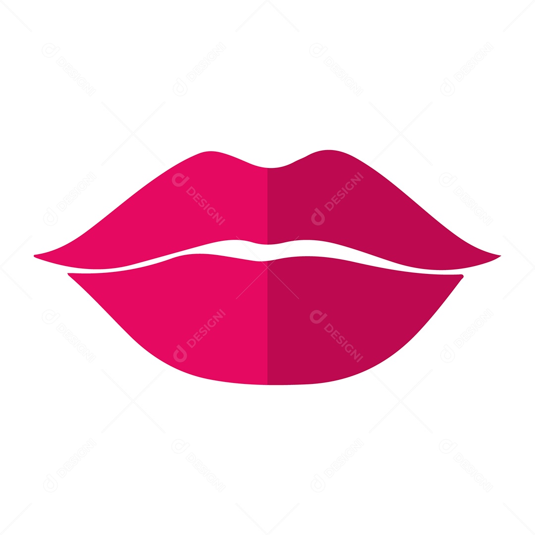 Lábios Ilustração Vetor EPS