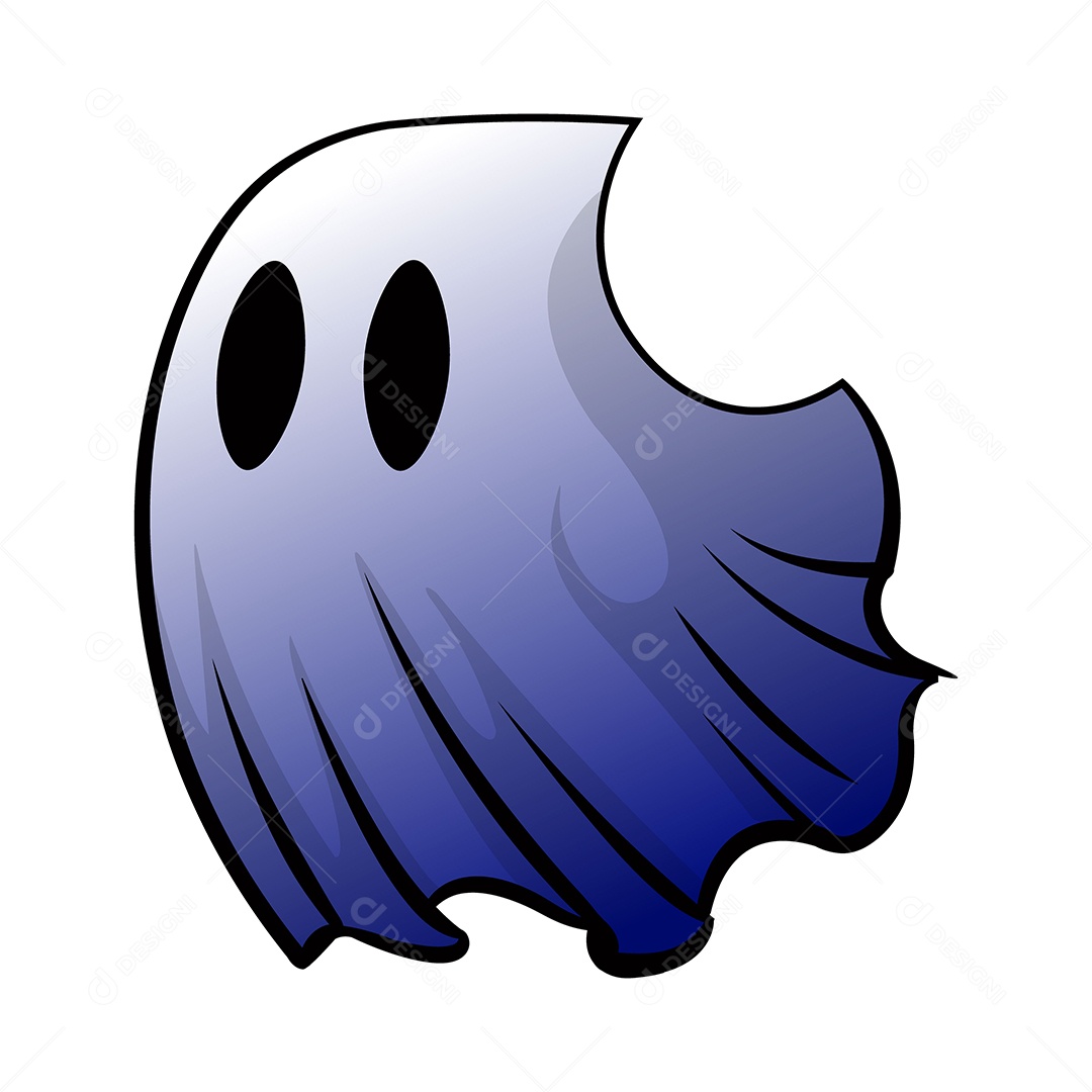 Fantasma Ilustração Vetor EPS