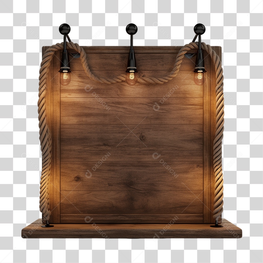 Placas de Madeira Letreiros Aviso PNG Transparente