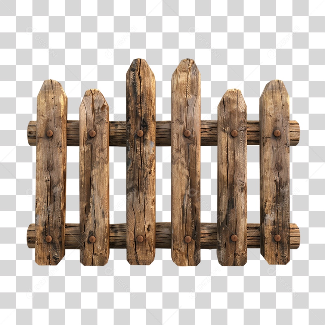 Cerca de Madeira Cercados PNG Transparente