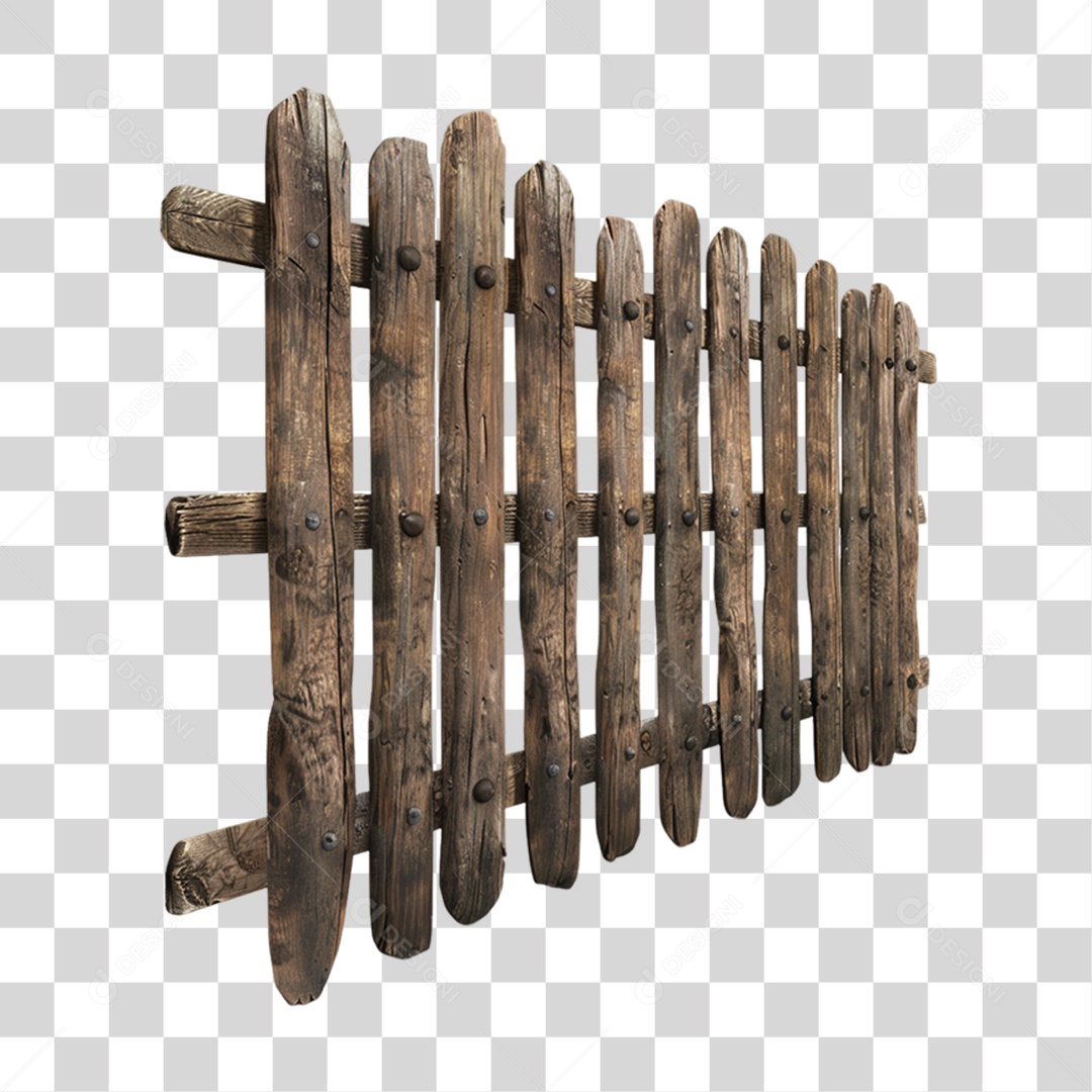 Cerca de Madeira Cercados PNG Transparente