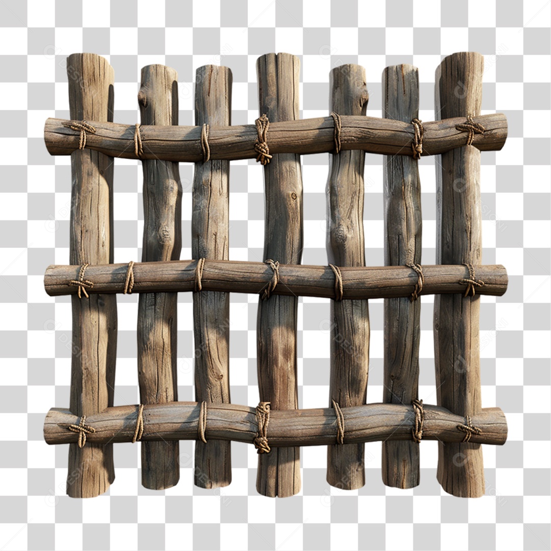 Cerca de Madeira Cercados PNG Transparente