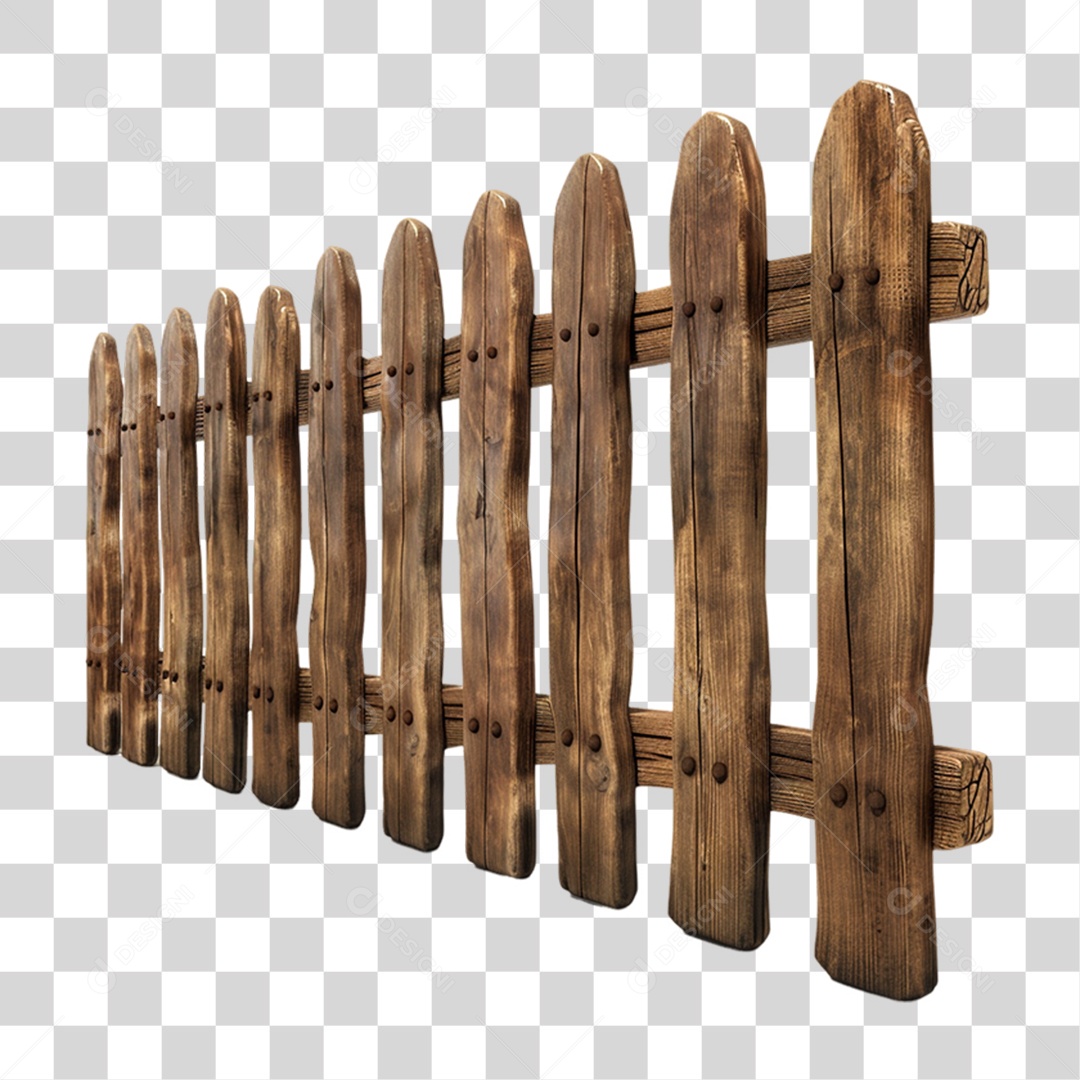 Cerca de Madeira Cercados PNG Transparente
