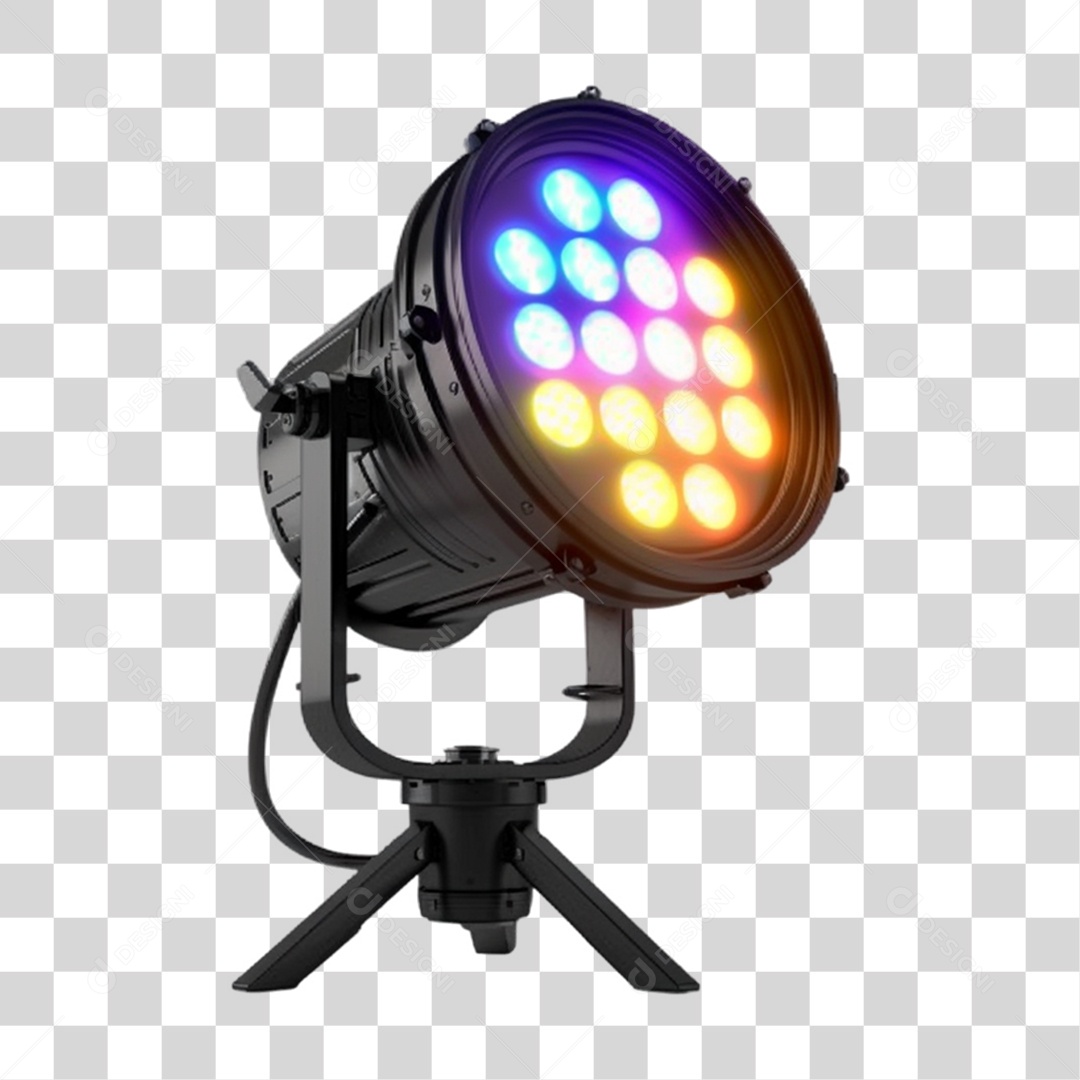 Refletor Luzes Cores PNG Transparente