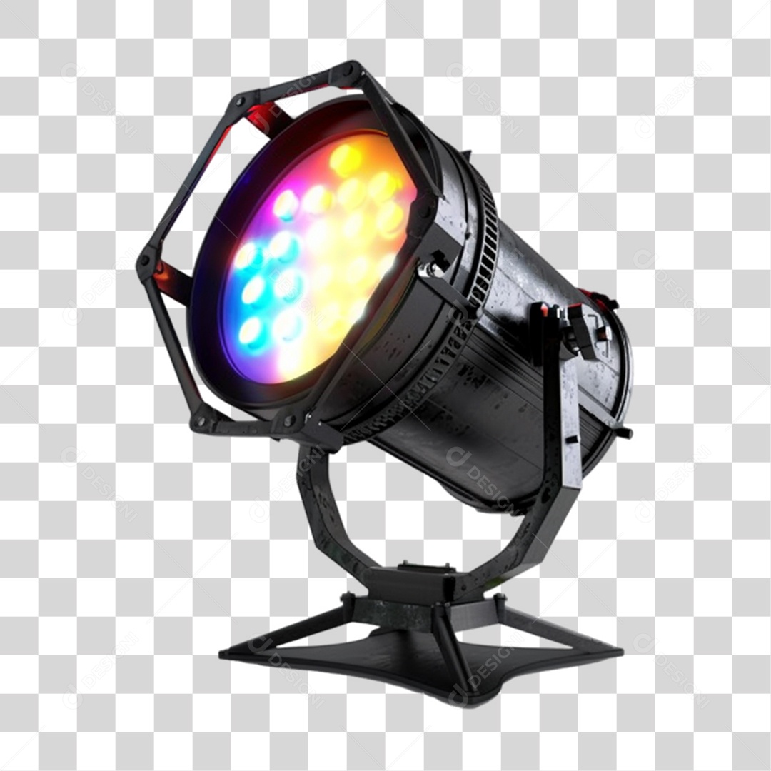 Refletor Luzes Cores PNG Transparente