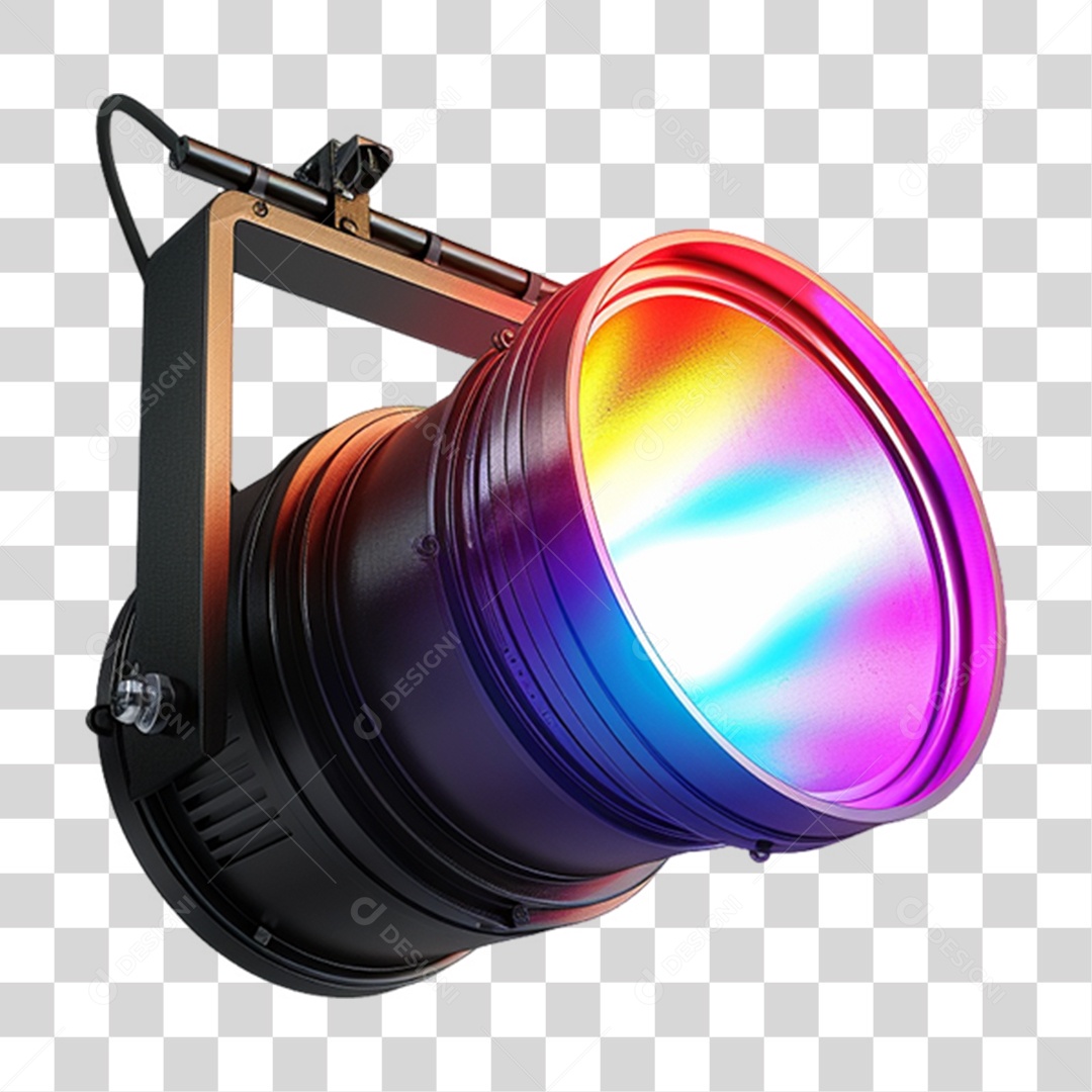 Refletor Luzes Cores PNG Transparente