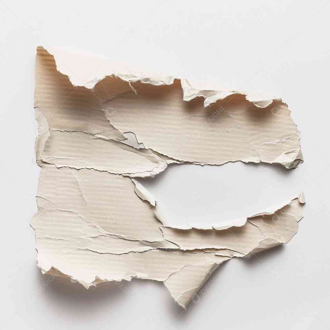 Papel de parede rasgado de uma casa