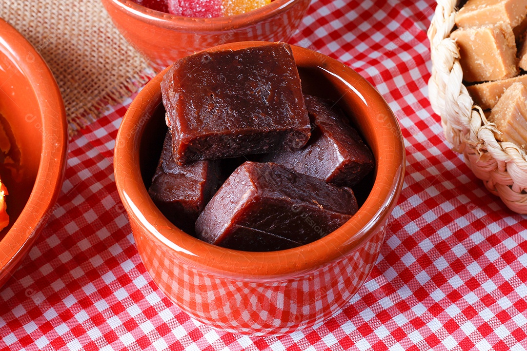 Doce delicioso tradicional brasileiro