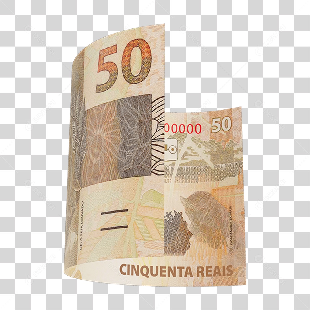 50 Reais Brazilian Real Money Bill Transparent PNG