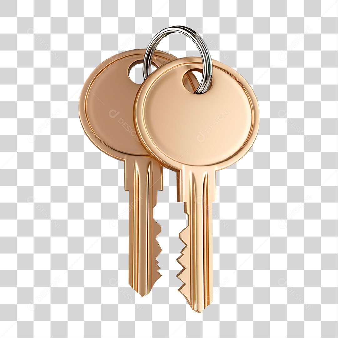 Chaves de Porta Portão PNG Transparente