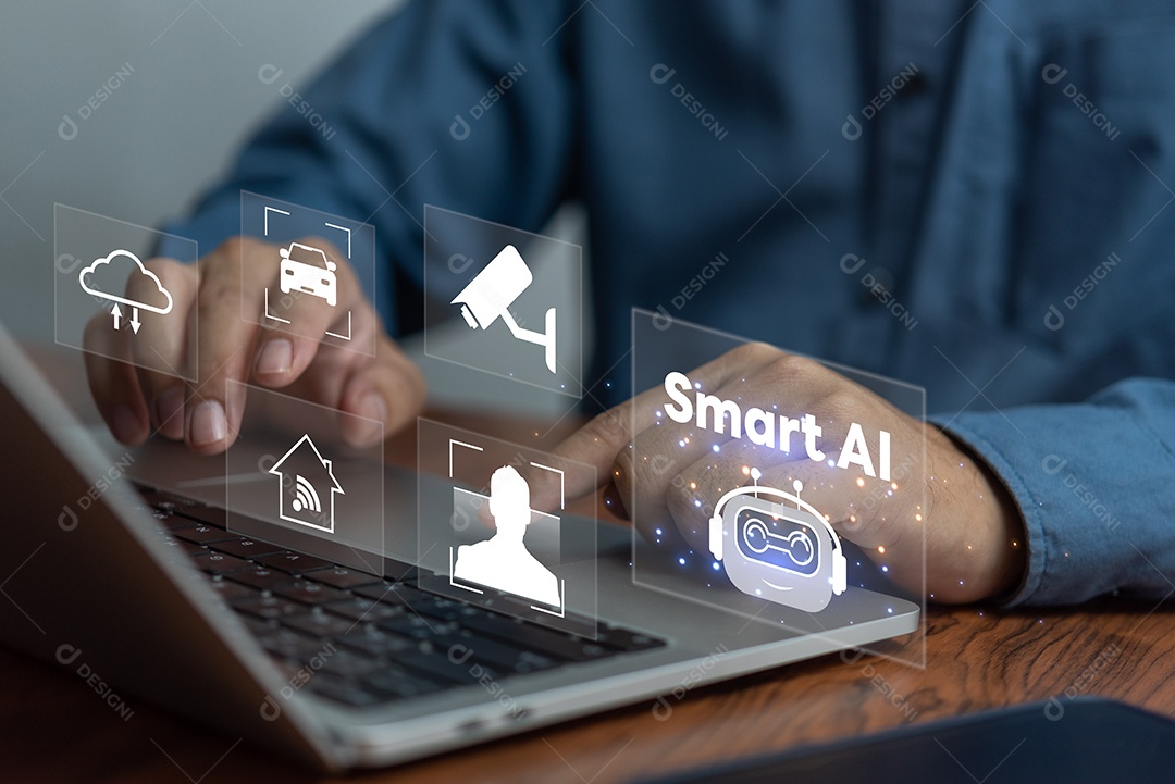 Jovem empresário em seu escritório