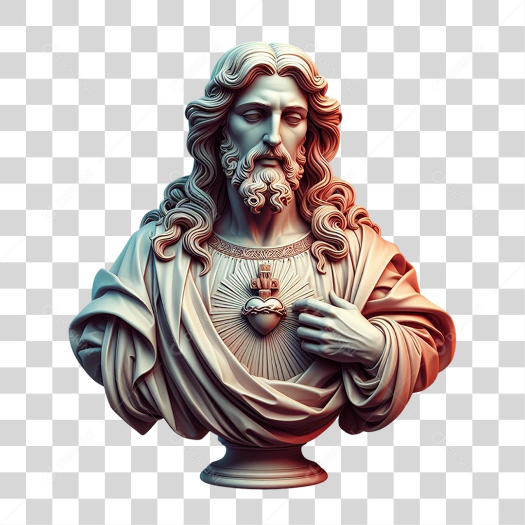 Estátua Imagem Semelhante a Jesus Cristo PNG Transparente