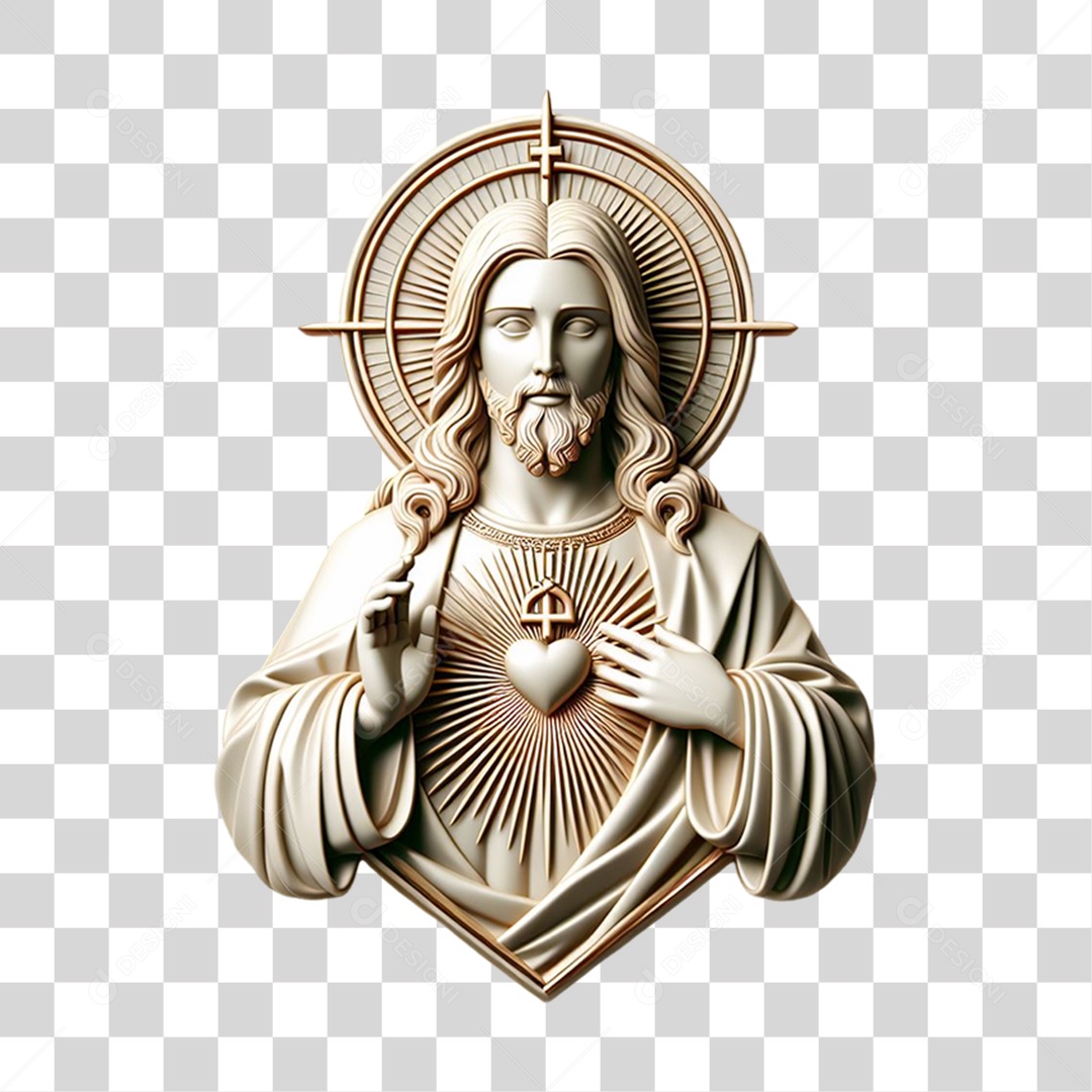 Estátua Imagem Semelhante a Jesus Cristo PNG Transparente