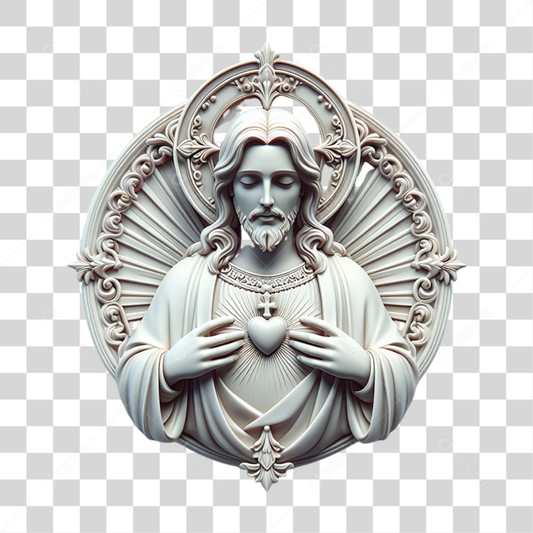 Estátua Imagem Semelhante a Jesus Cristo PNG Transparente