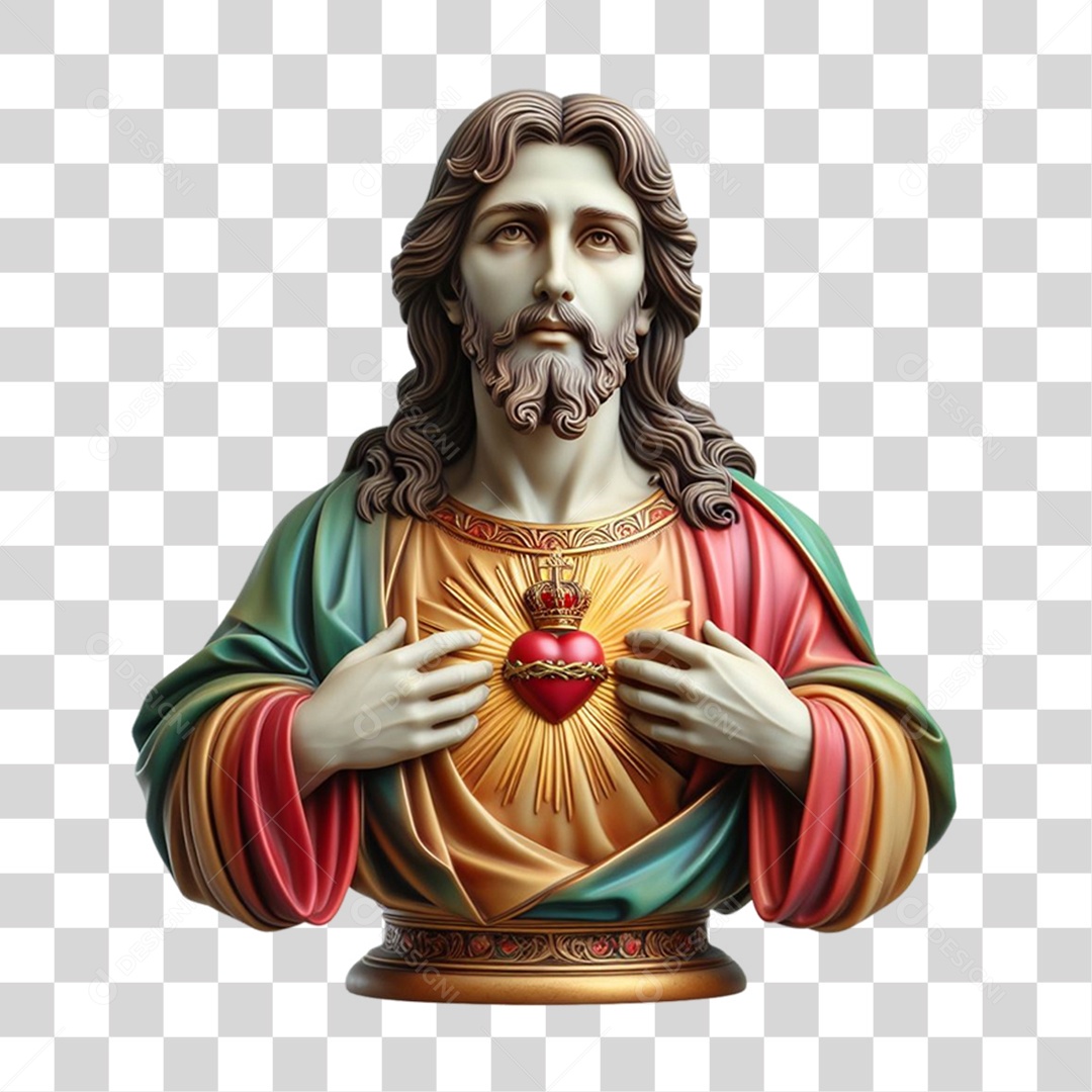 Estátua Imagem Semelhante a Jesus Cristo PNG Transparente