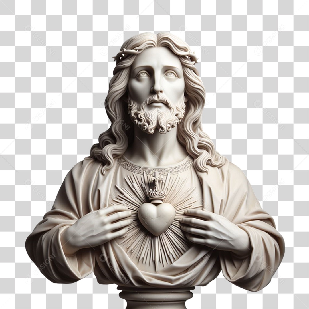 Estátua Imagem Semelhante a Jesus Cristo PNG Transparente