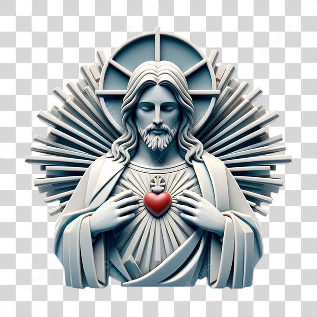 Estátua Imagem Semelhante a Jesus Cristo PNG Transparente