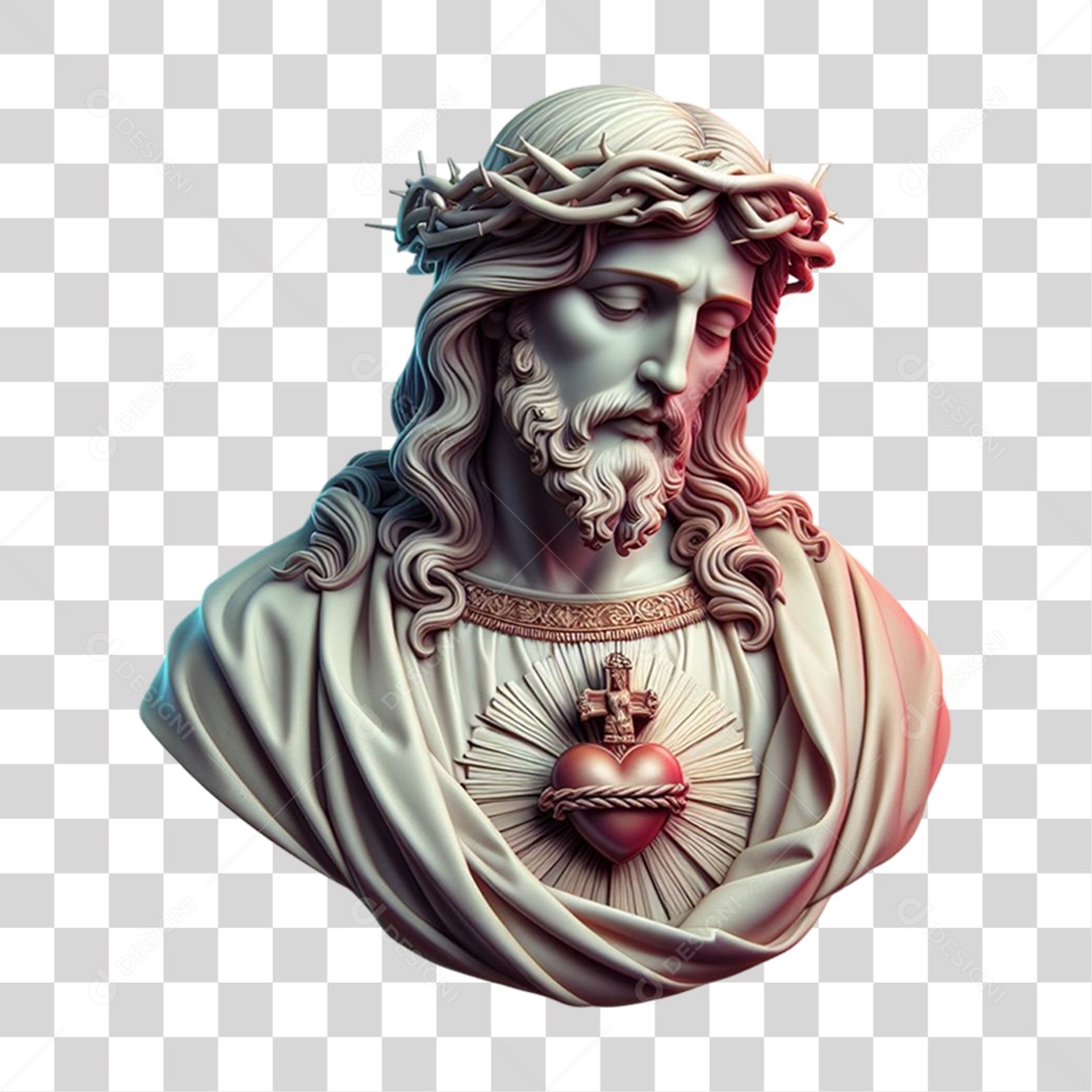 Estátua Imagem Semelhante a Jesus Cristo PNG Transparente