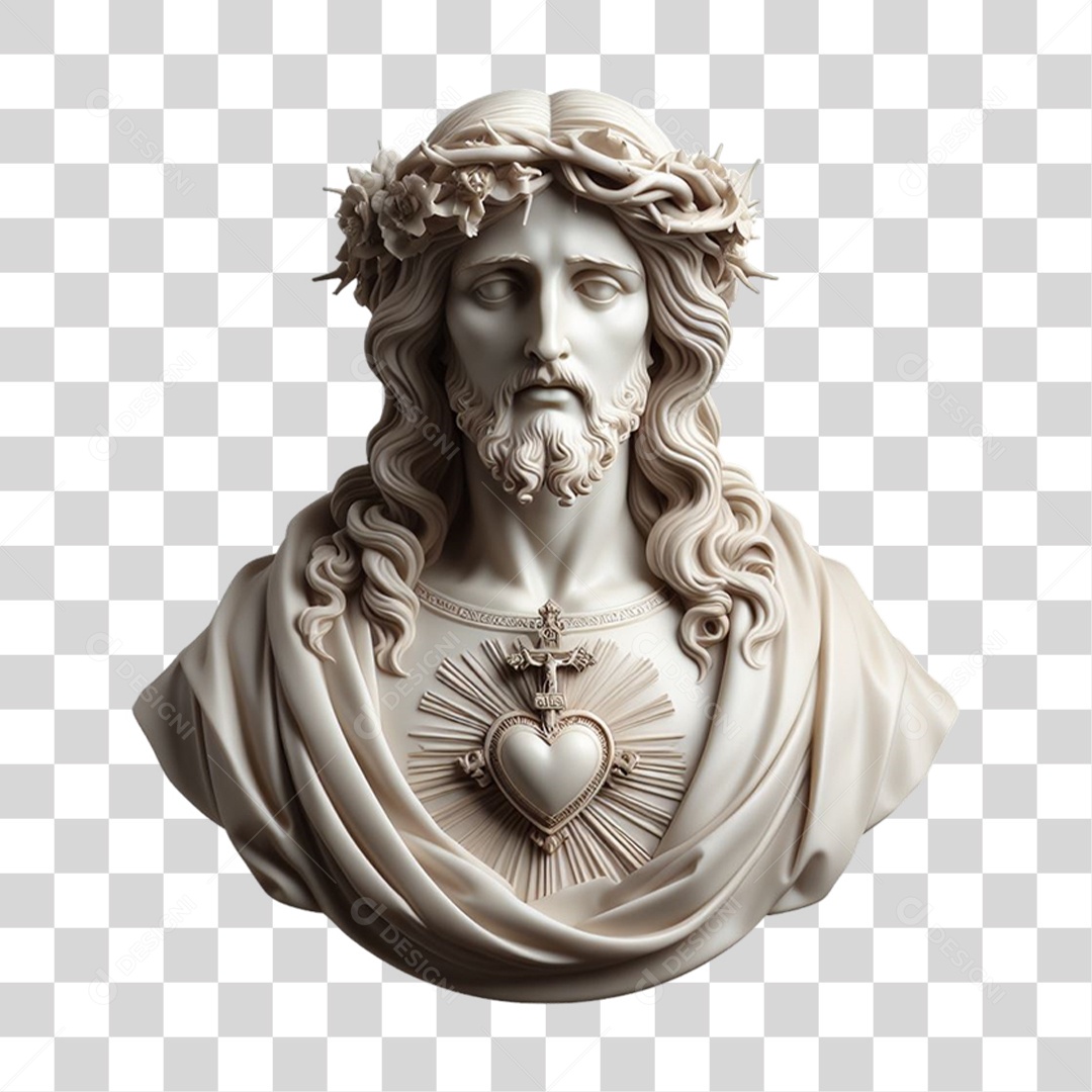 Estátua Imagem Semelhante a Jesus Cristo PNG Transparente