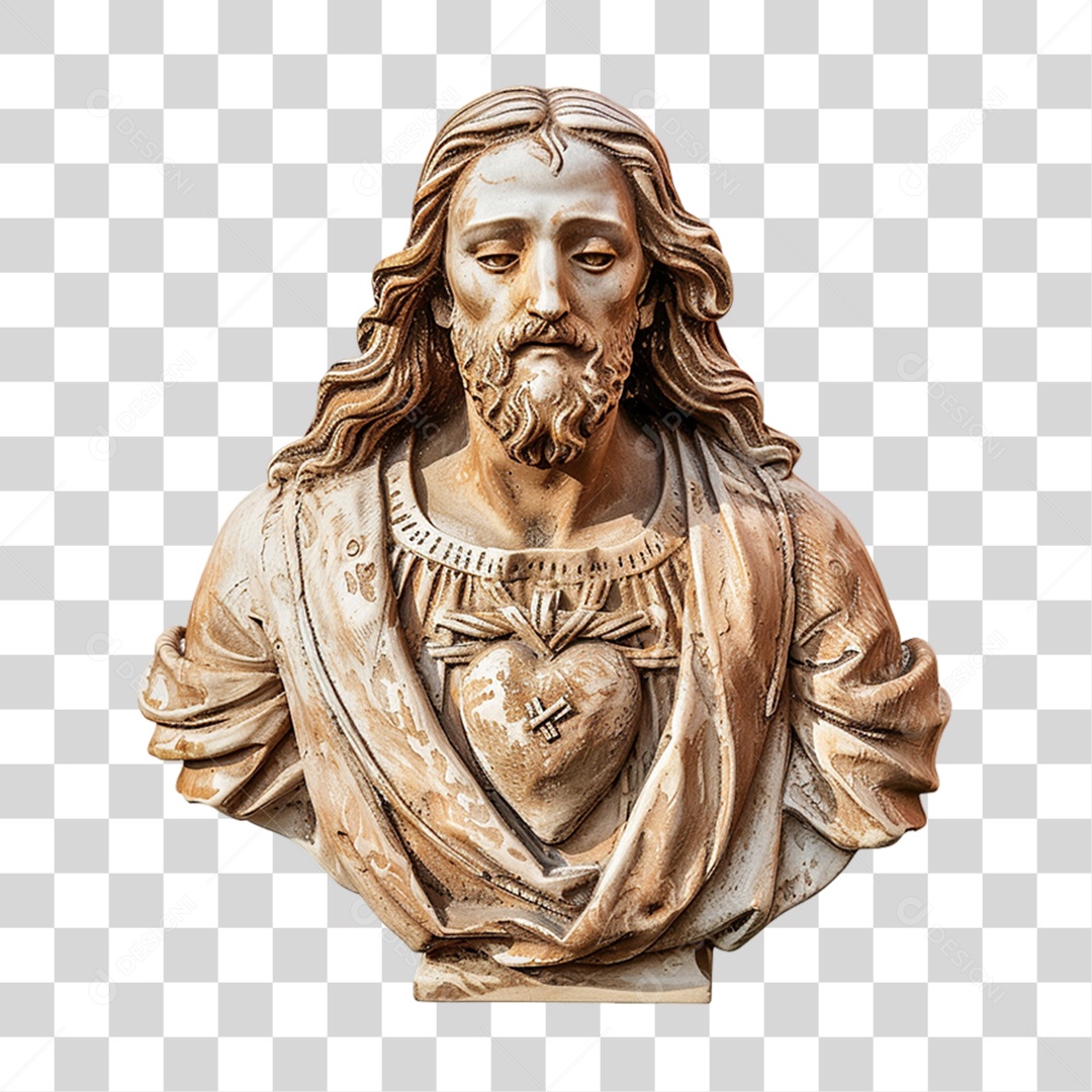 Estátua Imagem Semelhante a Jesus Cristo PNG Transparente