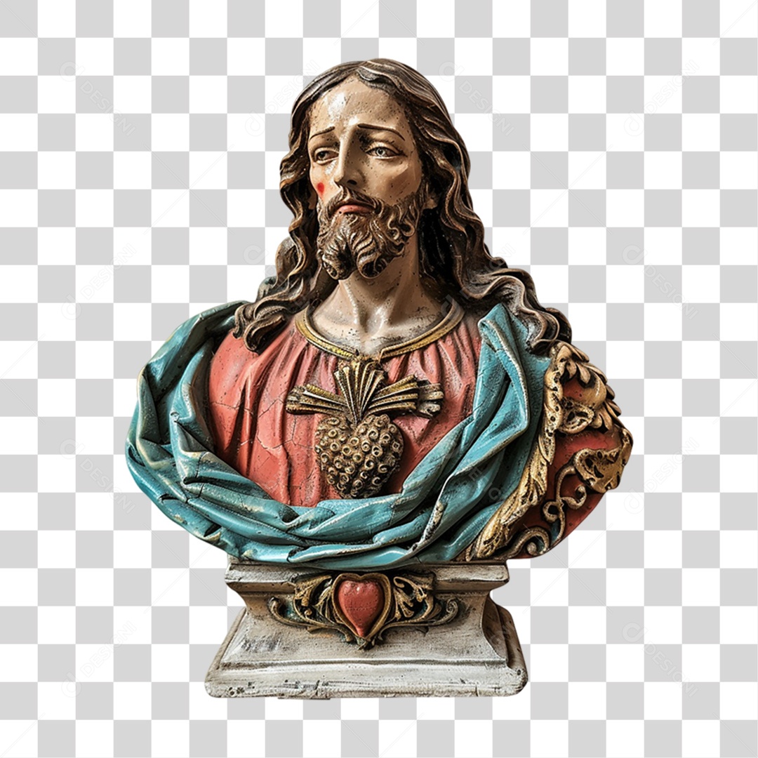 Estátua Imagem Semelhante a Jesus Cristo PNG Transparente