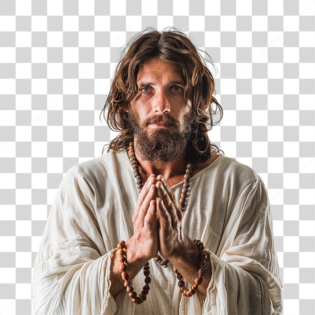 Imagem Homem Semelhante a Jesus Cristo PNG Transparente