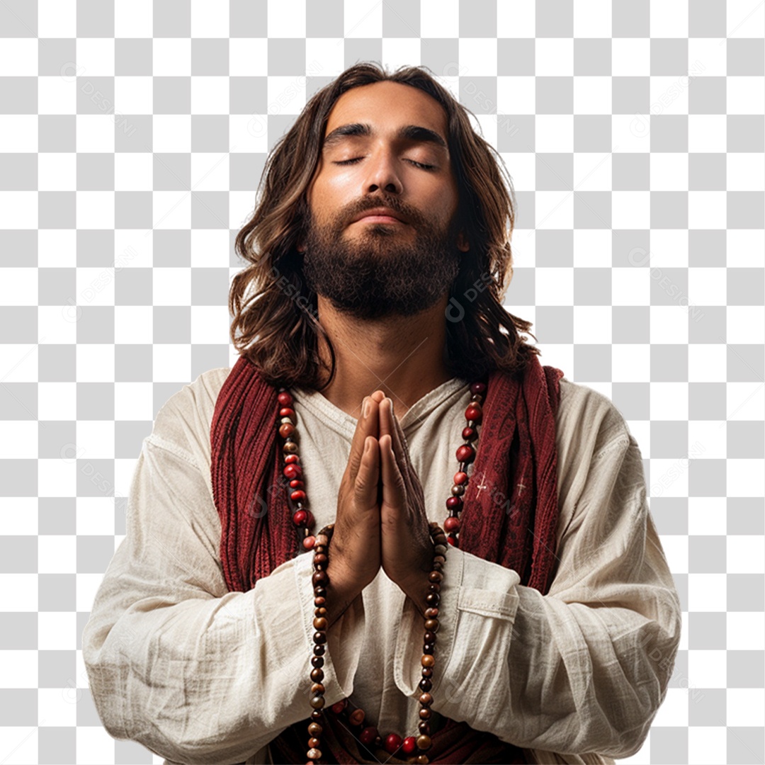 Imagem Homem Semelhante a Jesus Cristo PNG Transparente