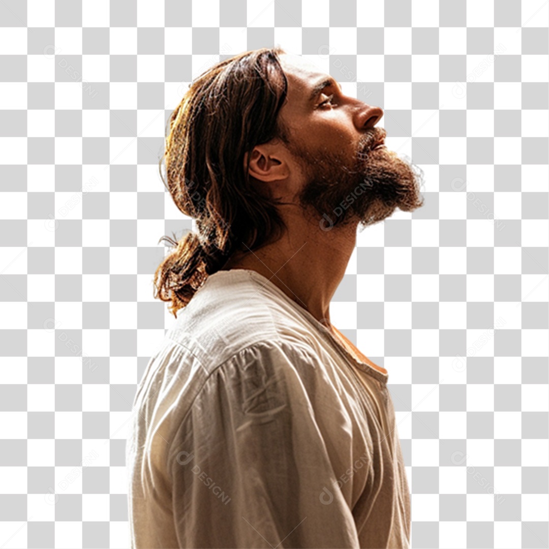 Imagem Homem Semelhante a Jesus Cristo PNG Transparente