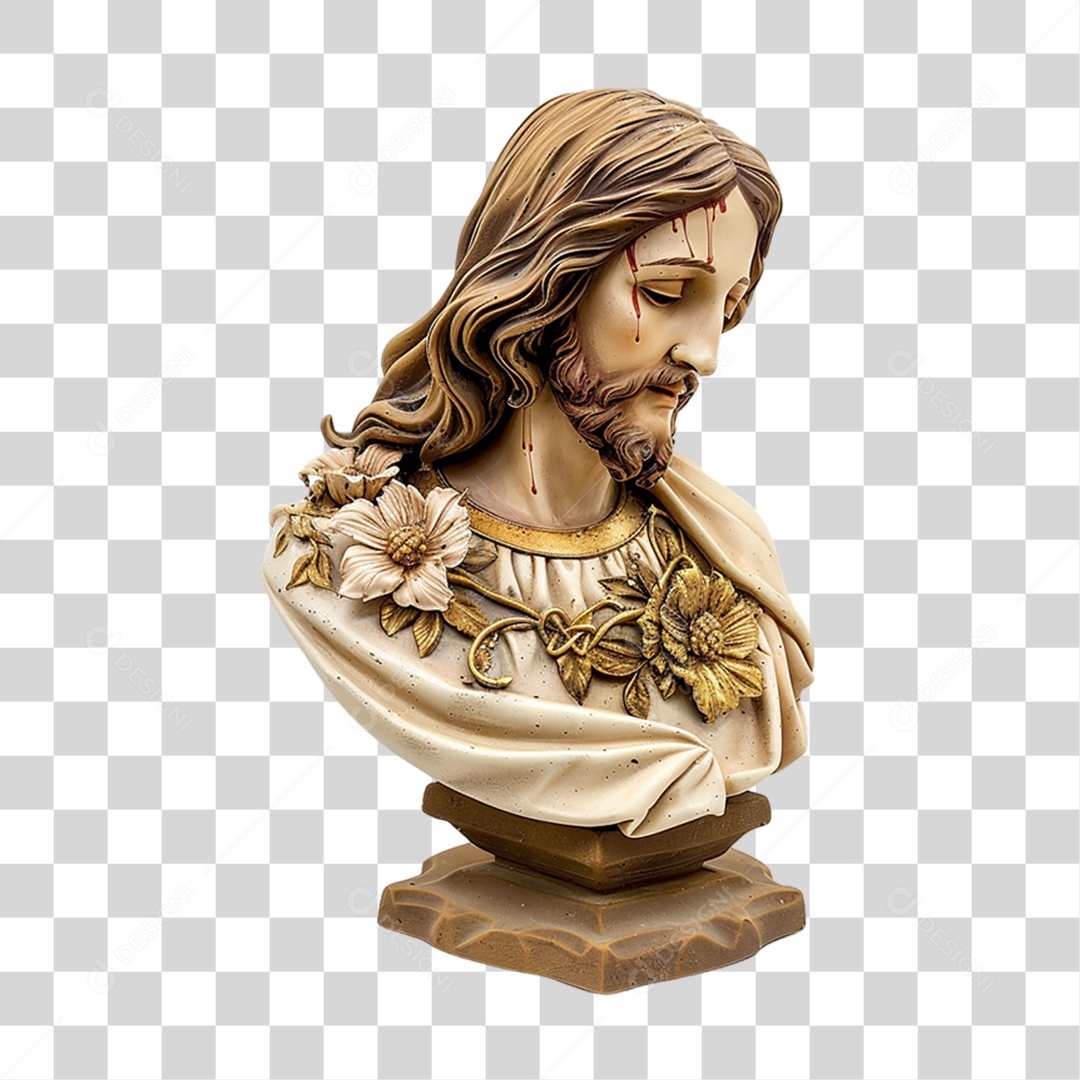 Estátua Imagem Semelhante a Jesus Cristo PNG Transparente