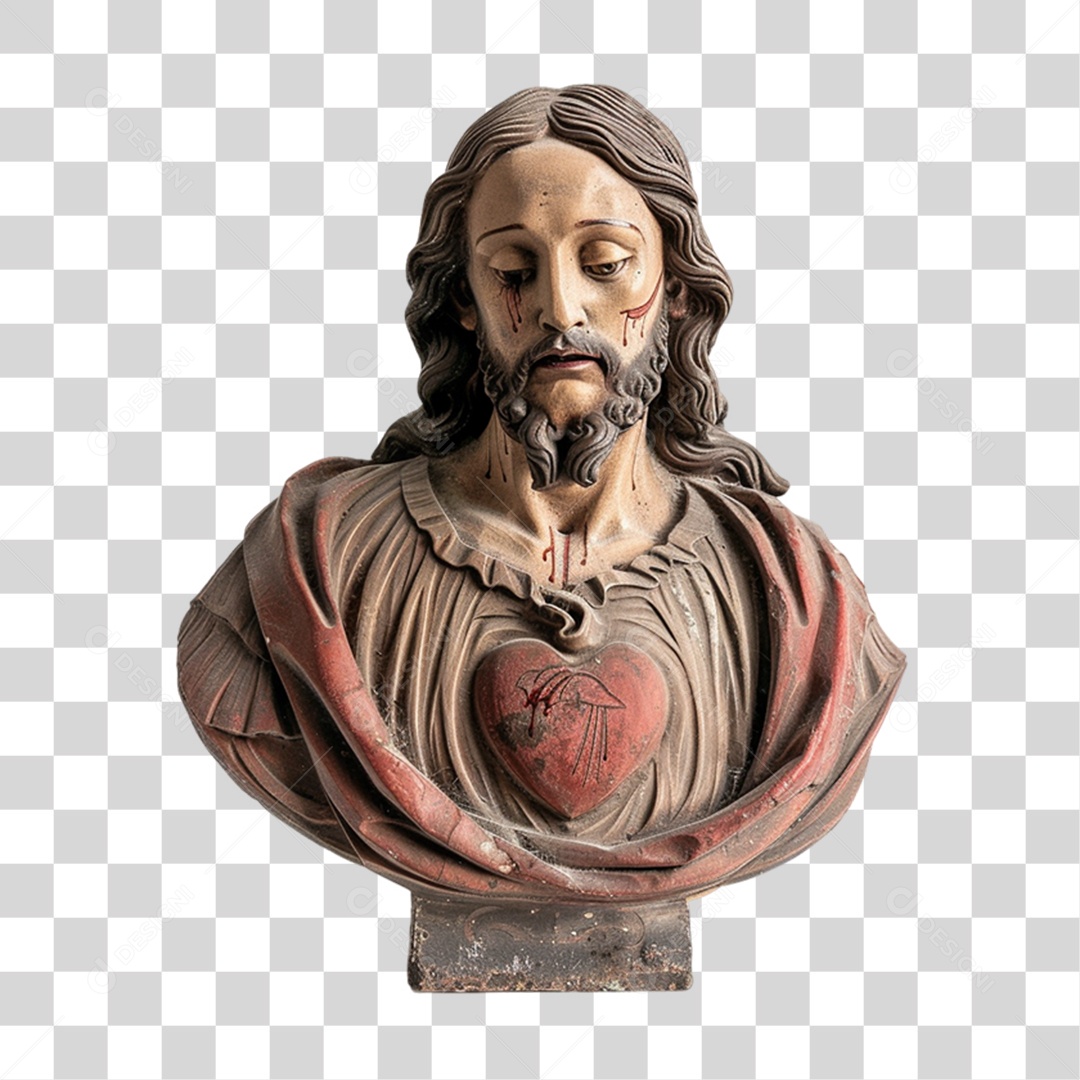 Estátua Imagem Semelhante a Jesus Cristo PNG Transparente