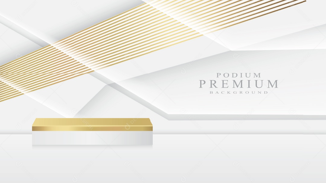 Modelo de Pódio Premium Vetor EPS Editável