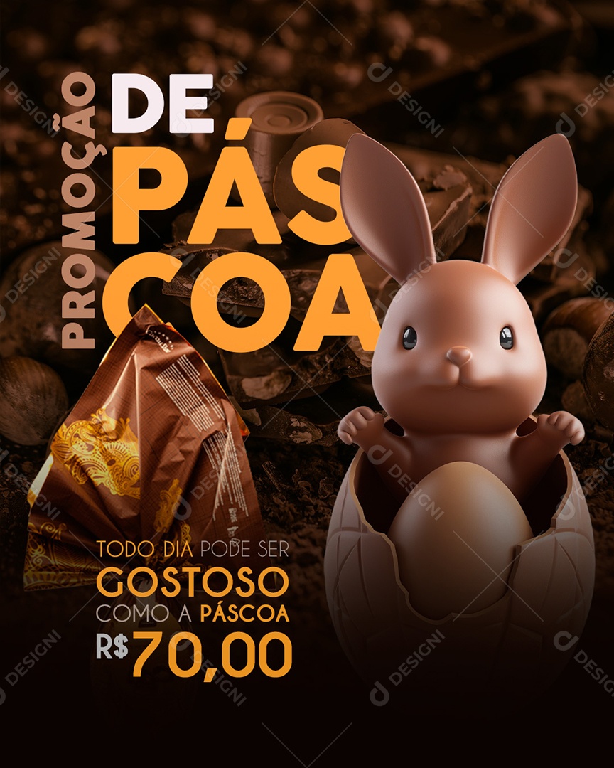 Every Day Easter Promotion Can Be Tasty Editable Social Media PSD