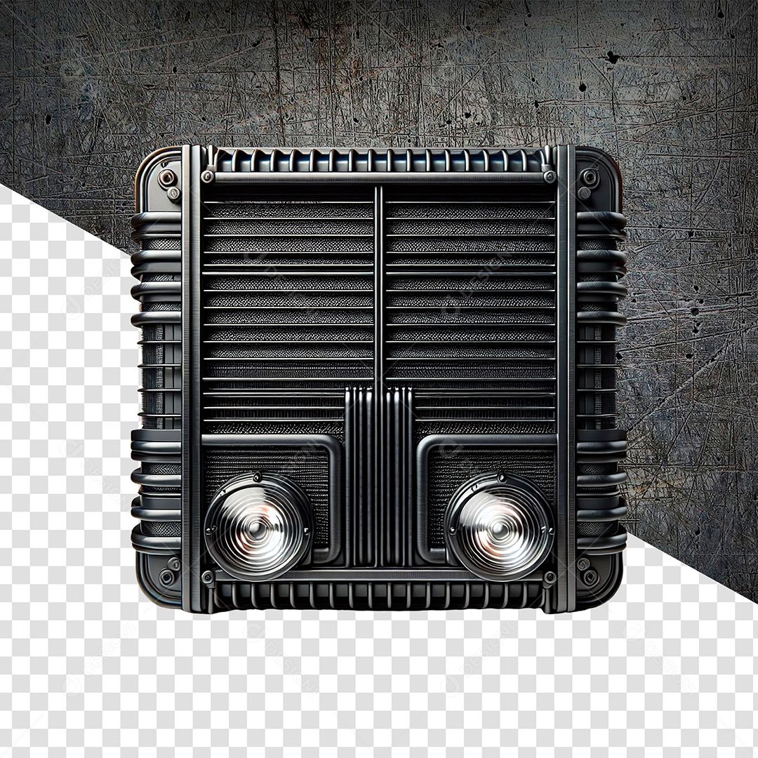 Elemento 3D de Ferro para Composição PSD