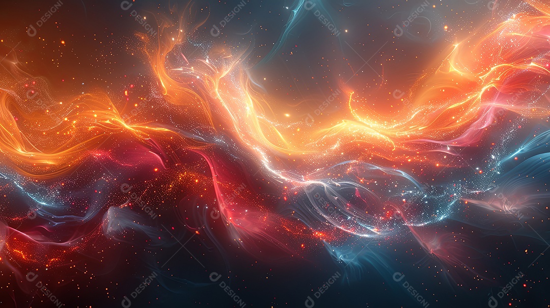 Um papel de parede programação cores vibrantes e legais impacto