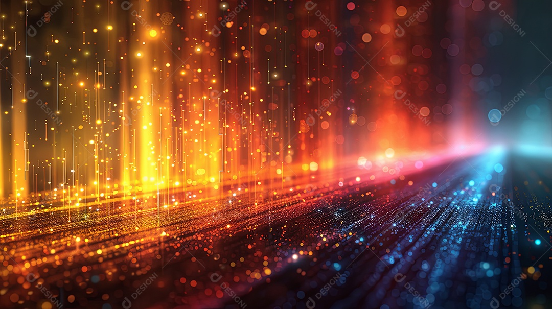 Um papel de parede programação cores vibrantes e legais impacto